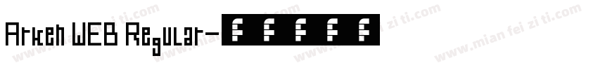 Arken WEB Regular字体转换